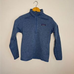 Patagonia Women’s Blue Quarter Zip Fleece Better Sweater | S